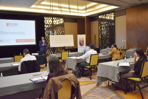 Profesional en charla